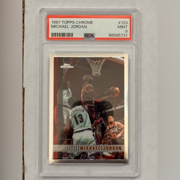 Topps Other - 1997 Topps Chrome Michael Jordan #123 PSA 9